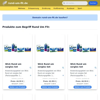 Screenshot rund-um-fit.de