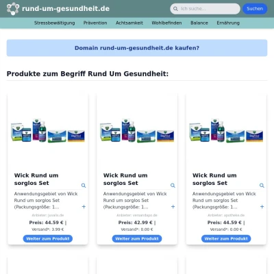Screenshot rund-um-gesundheit.de