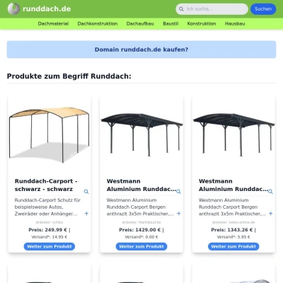 Screenshot runddach.de