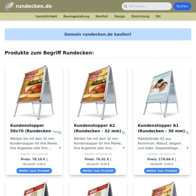 Screenshot rundecken.de