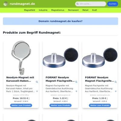 Screenshot rundmagnet.de
