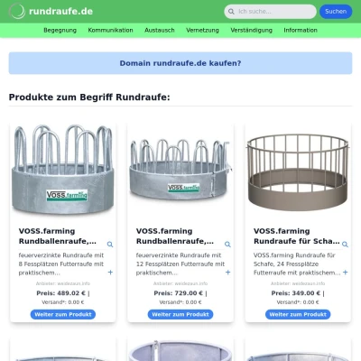 Screenshot rundraufe.de
