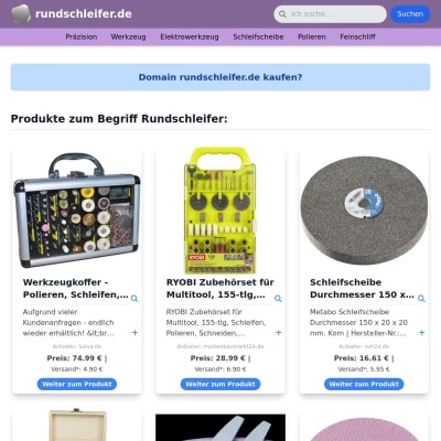 Screenshot rundschleifer.de