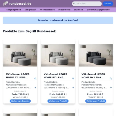 Screenshot rundsessel.de