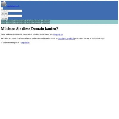 Screenshot rundumsgeld.ch