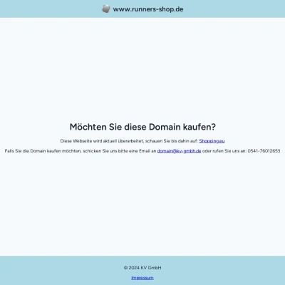 Screenshot runners-shop.de