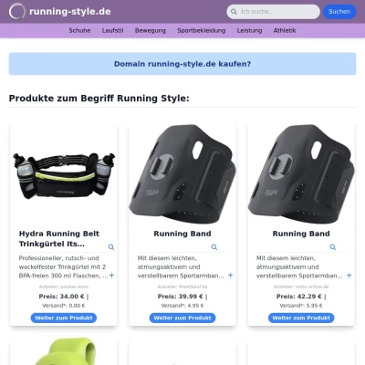 Screenshot running-style.de