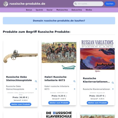 Screenshot russische-produkte.de