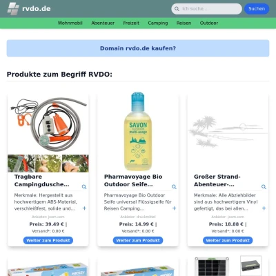 Screenshot rvdo.de