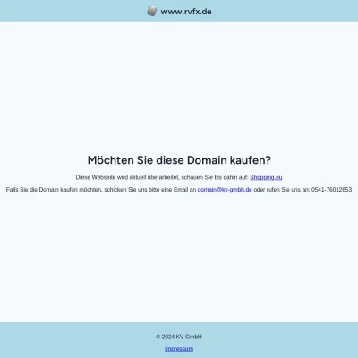 Screenshot rvfx.de