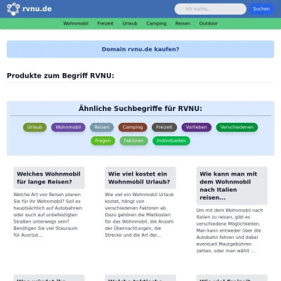 Screenshot rvnu.de