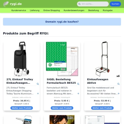 Screenshot rygi.de