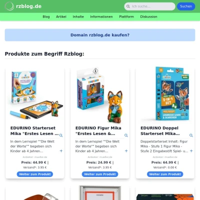 Screenshot rzblog.de