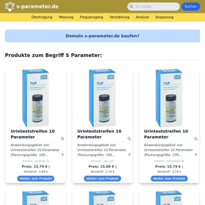 Screenshot s-parameter.de