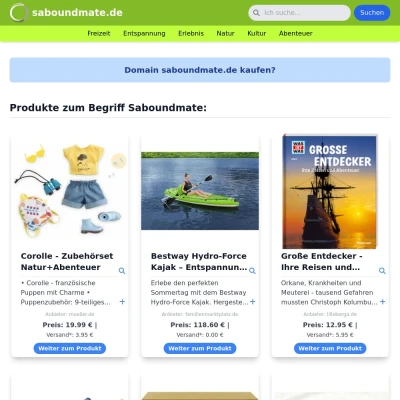 Screenshot saboundmate.de