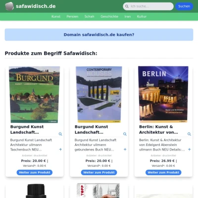 Screenshot safawidisch.de
