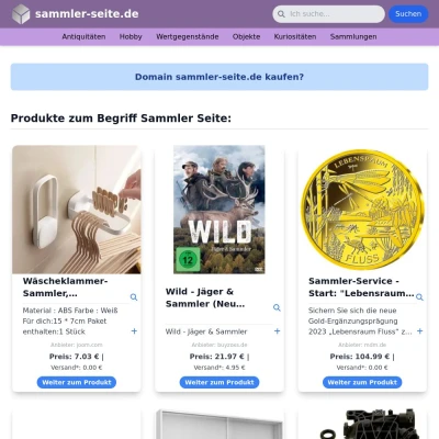 Screenshot sammler-seite.de