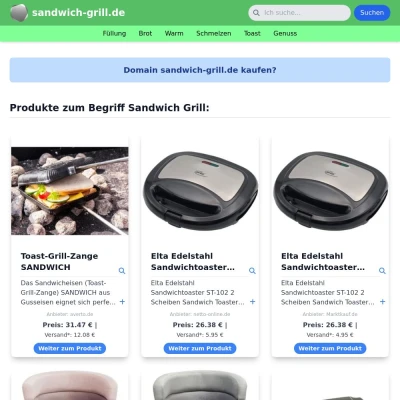 Screenshot sandwich-grill.de