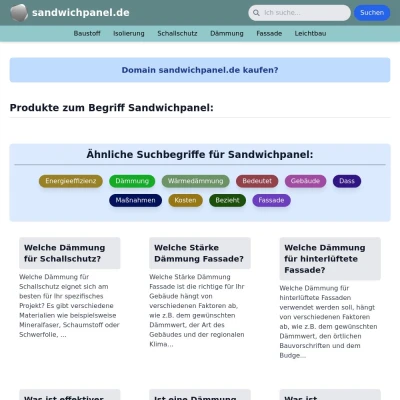 Screenshot sandwichpanel.de