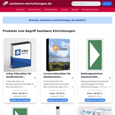 Screenshot sanitaere-einrichtungen.de