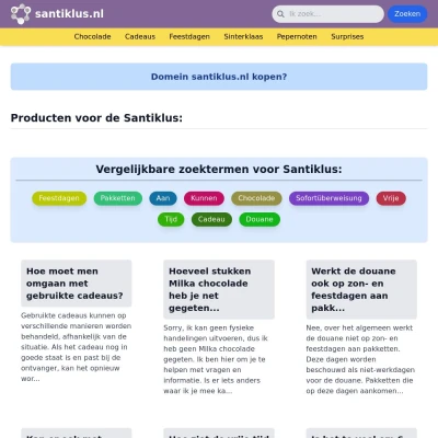 Screenshot santiklus.nl