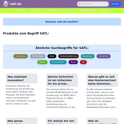 Screenshot satl.de