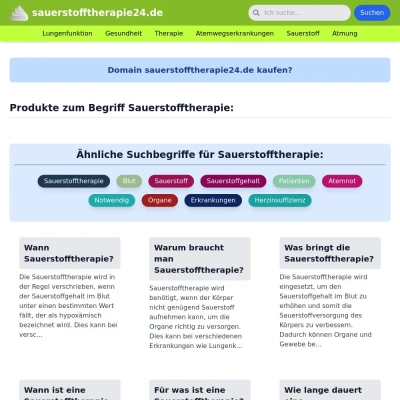 Screenshot sauerstofftherapie24.de