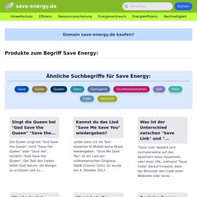 Screenshot save-energy.de