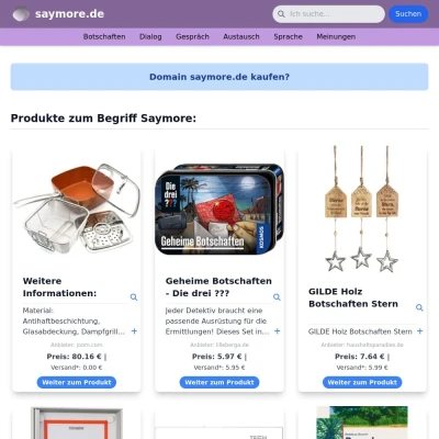 Screenshot saymore.de