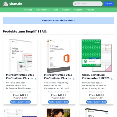 Screenshot sbao.de