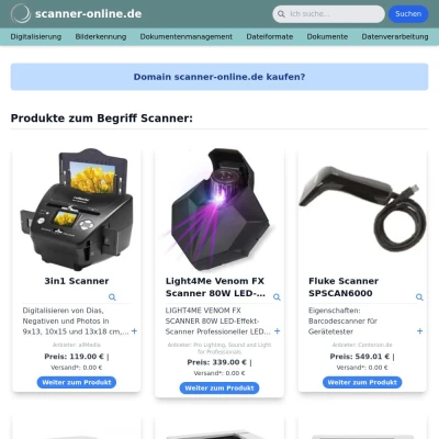 Screenshot scanner-online.de