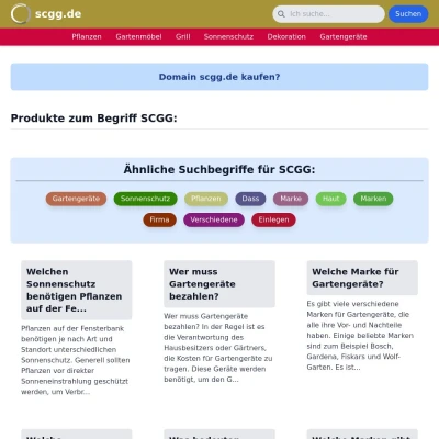 Screenshot scgg.de