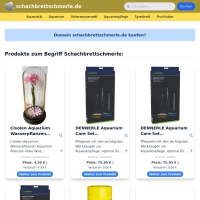 Screenshot schachbrettschmerle.de