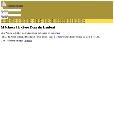 Screenshot schadenminderung.de