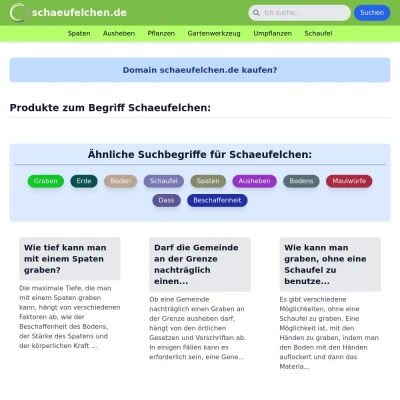 Screenshot schaeufelchen.de