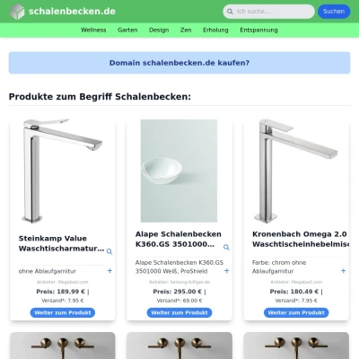 Screenshot schalenbecken.de