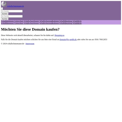 Screenshot schallschutzmauer.de