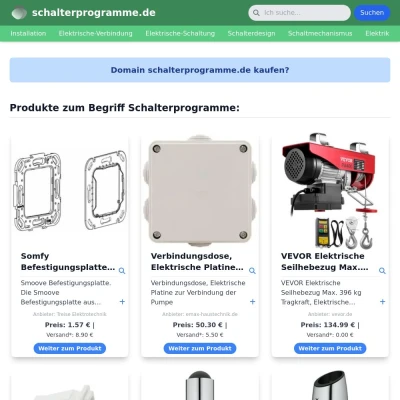 Screenshot schalterprogramme.de