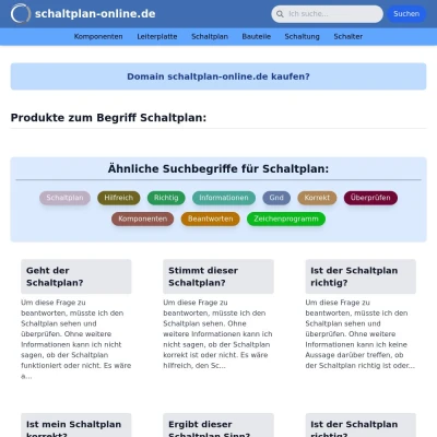 Screenshot schaltplan-online.de