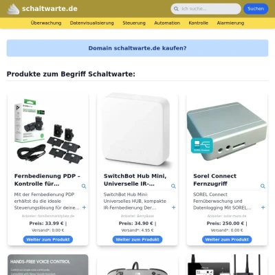 Screenshot schaltwarte.de