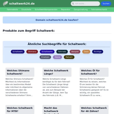 Screenshot schaltwerk24.de