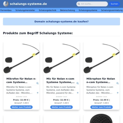 Screenshot schalungs-systeme.de