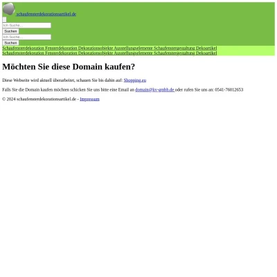 Screenshot schaufensterdekorationsartikel.de