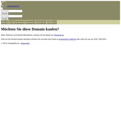 Screenshot schaumkelle.de