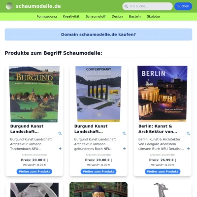 Screenshot schaumodelle.de