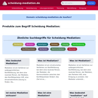 Screenshot scheidung-mediation.de