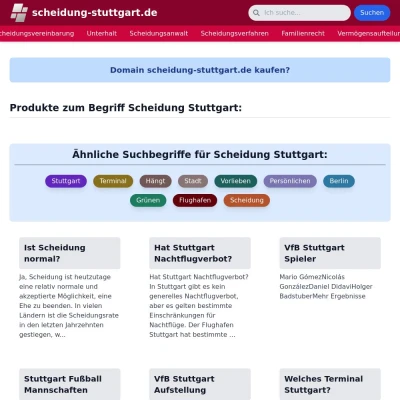 Screenshot scheidung-stuttgart.de