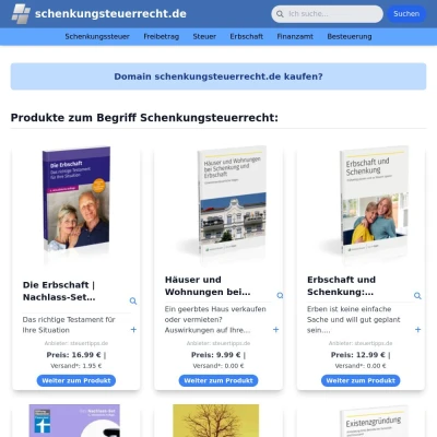 Screenshot schenkungsteuerrecht.de