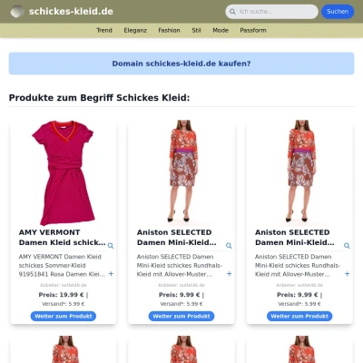 Screenshot schickes-kleid.de