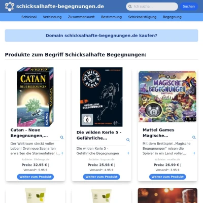 Screenshot schicksalhafte-begegnungen.de